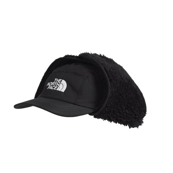 Newt The North Face Kids Size L 10-12Yrs Shasta Black Cozy Trapper Hat - Picture 9 of 15